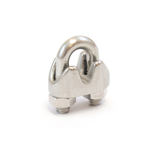 Red Hound Auto Stainless Steel Wire Rope Cable Clips 1/8 Inches - 3mm Premium