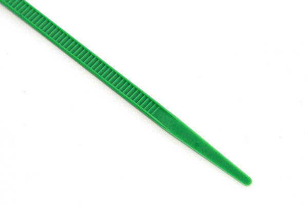 500 Heavy Duty Green 4 Inch 18 Pound Color Cable Ties Nylon Wraps Bulk Combo Kit