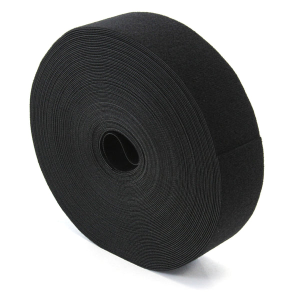 75FT Reusable 2 Inch Roll Hook & Loop Cable Fastening Tape Cord Wraps Straps