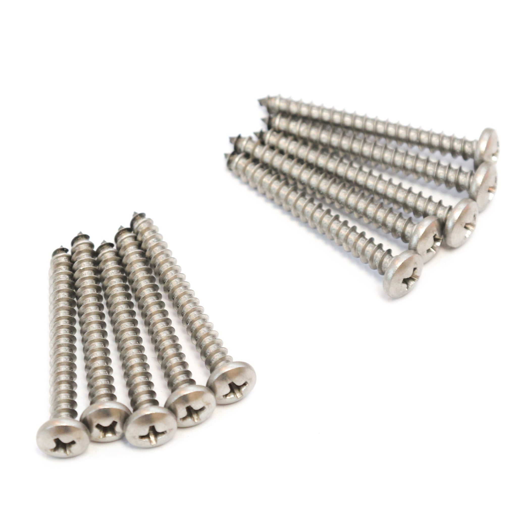 Red Hound Auto 10 Marine Pan Head Screw Set Dock Bumper Installation 10 x 1-3/4 Inches SS Stainless