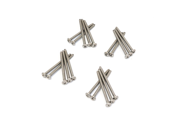 Red Hound Auto 20 Marine Pan Head Screw Set Dock Bumper Installation 10 x 2-1/2 Inches SS Stainless