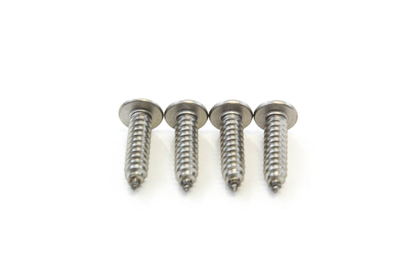 Red Hound Auto 4 Stainless Steel License Plate Screws Rust Resistant Car Truck Frame Fasteners