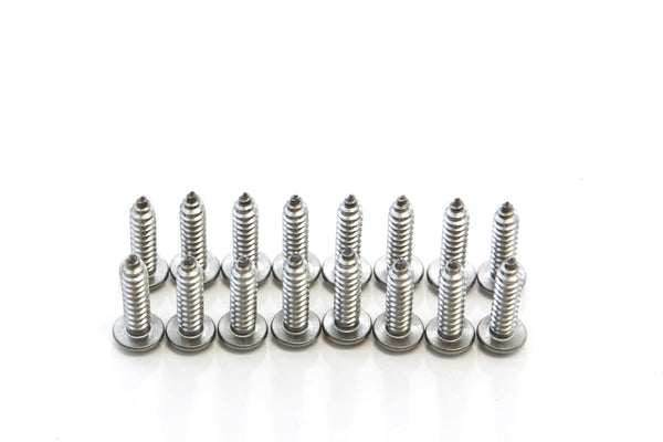 Red Hound Auto 16 Stainless Steel License Plate Screws Rust Resistant Car Truck Frame Fasteners