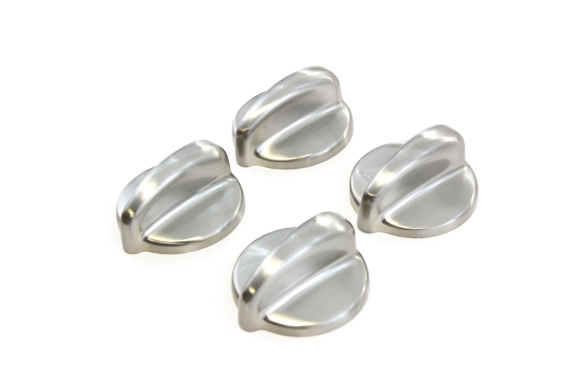 Red Hound Auto 4 Range Top Surface Burner Metal Knobs Replacement Compatible with General Electric Hotpoint WB03T10266