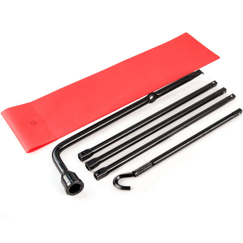 Red Hound Auto 2002-2018 Compatible with Dodge Ram 1500 Spare Tire Tool Set Kit Replacement