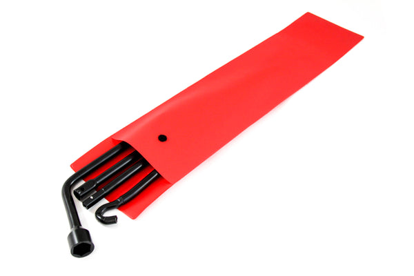Red Hound Auto 2005-2013 Compatible with Toyota Tacoma Spare Lug Wrench Tire Tool Replacement Kit with Case