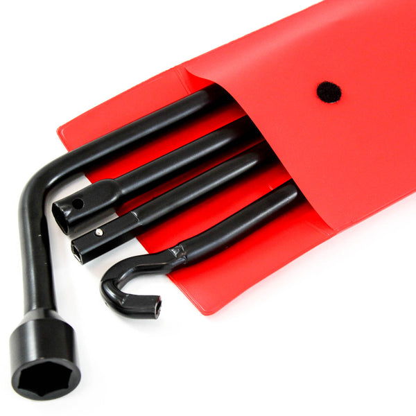 Red Hound Auto 2005-2013 Compatible with Toyota Tacoma Spare Lug Wrench Tire Tool Replacement Kit with Case