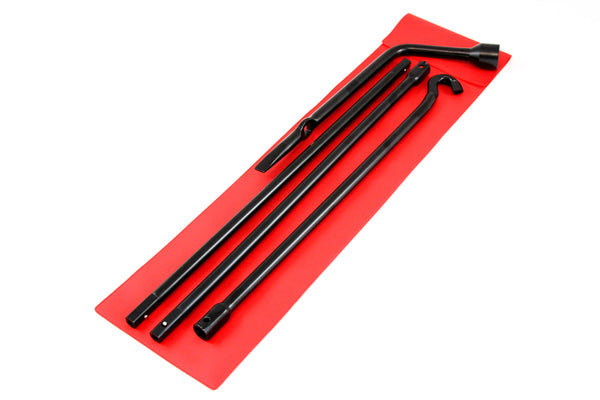 Red Hound Auto 2005-2013 Compatible with Toyota Tacoma Spare Lug Wrench Tire Tool Replacement Kit with Case