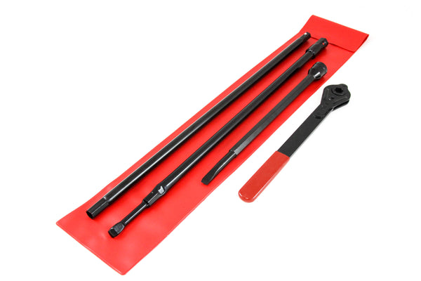 Red Hound Auto 1994-1998 Compatible with Dodge Ram Lug Extension Ratchet Tire Tool Replacement Kit for Jack w Case