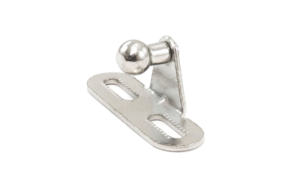 Red Hound Auto 2 Ball Stud Mounting Brackets 10mm Compatible with Gas Prop Strut Spring Lift for RV Camper Toolbox Tonneau Covers Cabinets and More Coated Steel 2" Base with Screws