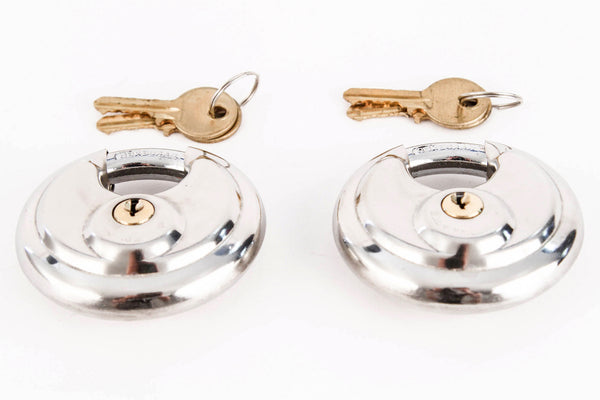 Red Hound Auto 10 Armor Disc Padlock Trailer Brass Cylinder Storage Locks Stainless Keyed Same