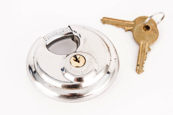 Red Hound Auto 25 Stainless Steel Armor Disc Padlocks Trailer/Self Storage Locks Keyed Alike