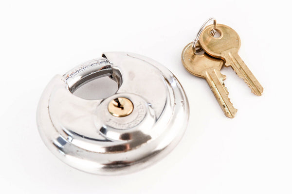 Red Hound Auto 25 Stainless Steel Armor Disc Padlocks Trailer/Self Storage Locks Keyed Alike