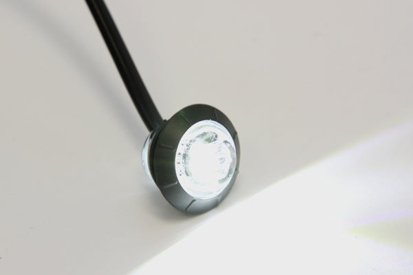 Red Hound Auto LED Submersible LowProfile Rectangle Light Kit Boat Marine & 8 Clear Side Marker