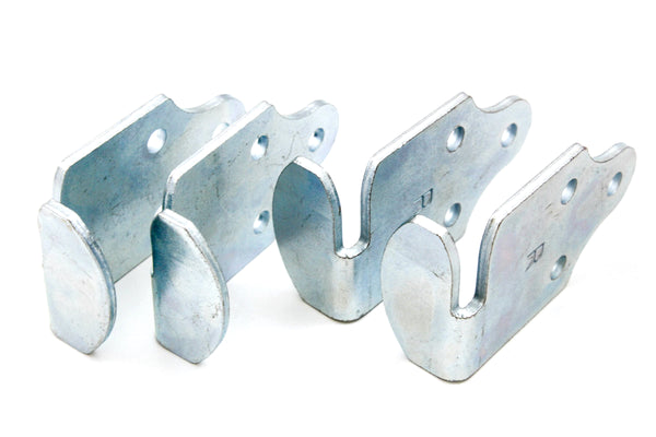 Red Hound Auto 4 Pc Stake Body Utility Trailer Rack Corner Connector Wood Panel Gate Side Latch Brackets Set - 4 Piece Makes 2 Corners