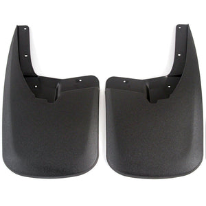 Red Hound Auto 2009-2017 Dodge Ram 1500 or 2010-2017 2500 3500 Molded Splash Custom Fit Mud Flaps - Rear Only 2 Piece Set Pair - Without Flares
