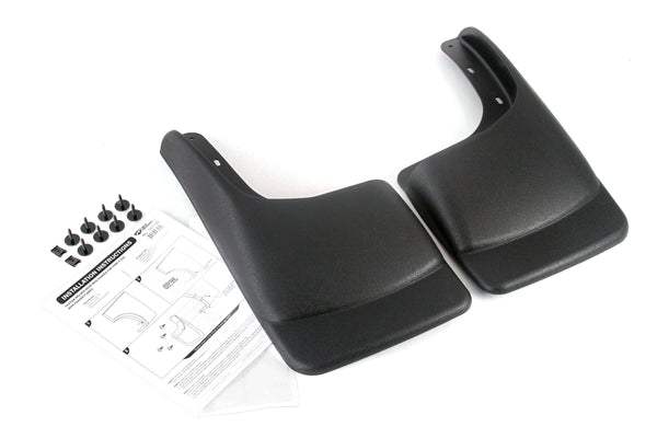 Red Hound Auto Premium Heavy Duty Molded 2004-2014 Compatible with Ford F-150 Mud Flaps Guards Splash Front & Rear 4pc Set (Only FITS with OEM Fender Flares)