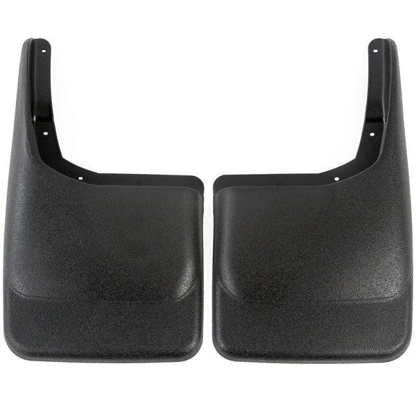 2004-2014 Compatible with Ford F150 Mud Flaps Guards Splash Rear Molded 2pc Set (Without Fender Flares)