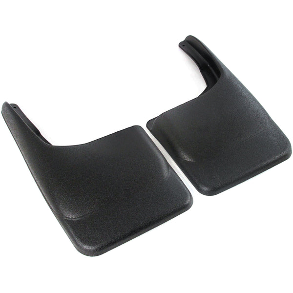 2004-2014 Compatible with Ford F150 Mud Flaps Guards Splash Rear Molded 2pc Set (Without Fender Flares)