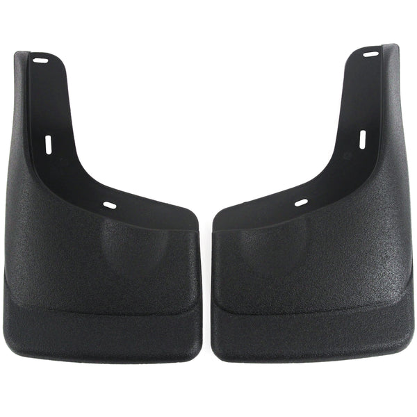 Red Hound Auto 2004-2014 Compatible with Ford F-150 Mud Flaps Guards Splash Front Molded 2pc Set (with Fender Flares)