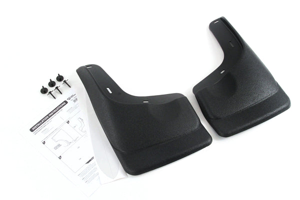 Red Hound Auto Premium Heavy Duty Molded 2004-2014 Compatible with Ford F-150 Mud Flaps Guards Splash Front & Rear 4pc Set (Only FITS with OEM Fender Flares)