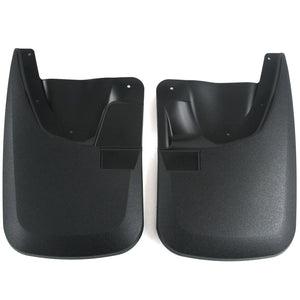 Red Hound Auto Compatible with 2011-2016 Super Duty Mud Flaps Guards Splash Front Molded 2pc Set (Without Fender Flares)