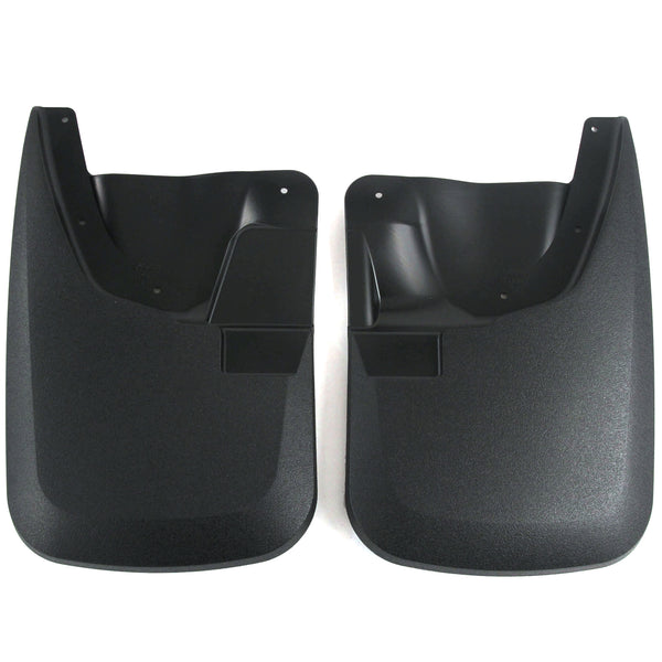 Red Hound Auto Compatible with 2011-2016 Super Duty Mud Flaps Guards Splash Front Molded 2pc Set (Without Fender Flares)