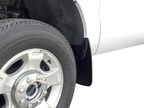 Red Hound Auto Compatible with 2011-2016 Super Duty Mud Flaps Guards Splash Front Molded 2pc Set (Without Fender Flares)