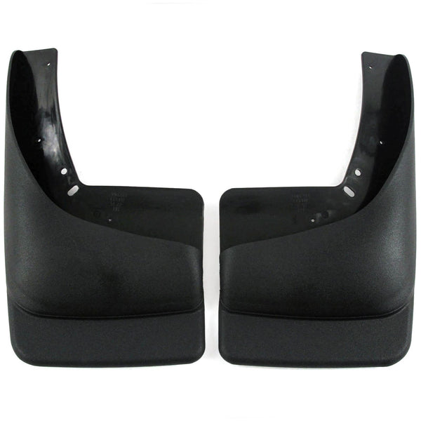 1999-2007 Compatible with Chevy Chevrolet Silverado GMC Sierra Mud Flaps Guards Splash (with OEM Flares) Rear Molded 2pc