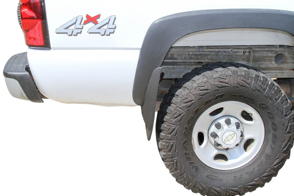 1999-2007 Compatible with Chevy Chevrolet Silverado GMC Sierra Mud Flaps Guards Splash (with OEM Flares) Rear Molded 2pc