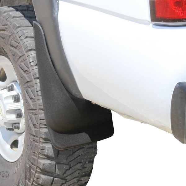1999-2007 Compatible with Chevy Chevrolet Silverado GMC Sierra Mud Flaps Guards Splash (with OEM Flares) Rear Molded 2pc