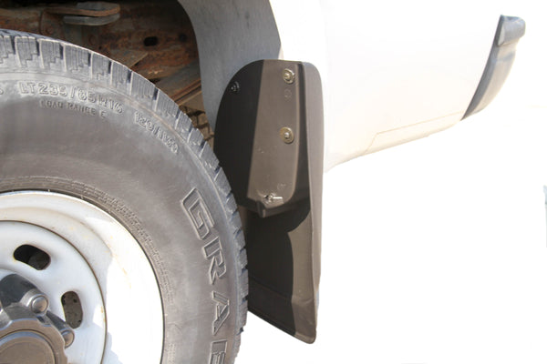 Red Hound Auto 1999-2010 Compatible with Ford F250 F350 F450 SuperDuty, 00-05 Excursion Mud Flaps Guards Splash Rear 2pc (Without Fender Flares)