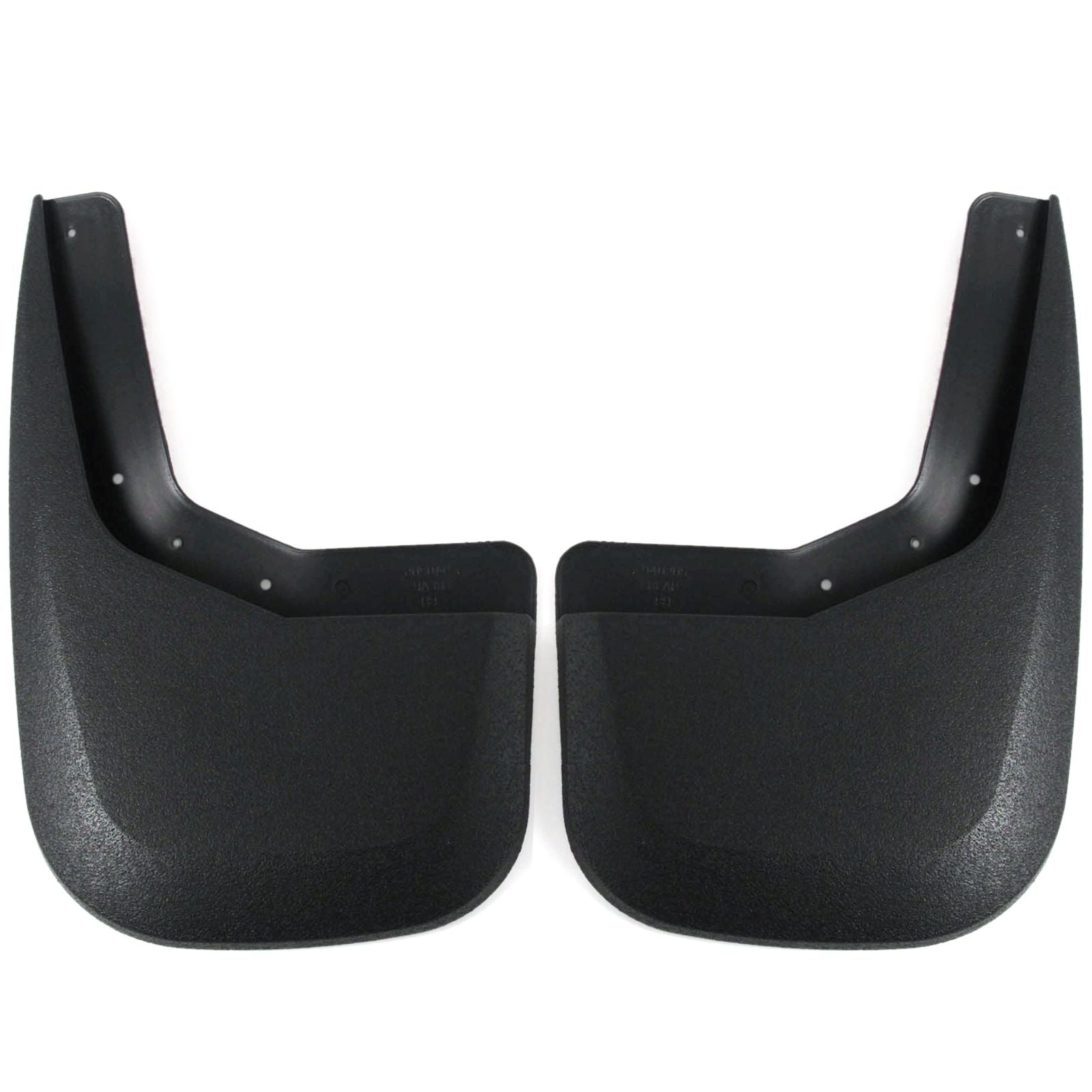 2007-2013 Compatible with Sierra 1500 Mud Flaps Guards Splash Rear Molded 2pc Set - Check Description for Specific Applications