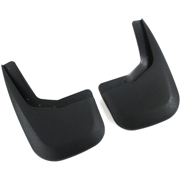 2007-2013 Compatible with Sierra 1500 Mud Flaps Guards Splash Rear Molded 2pc Set - Check Description for Specific Applications