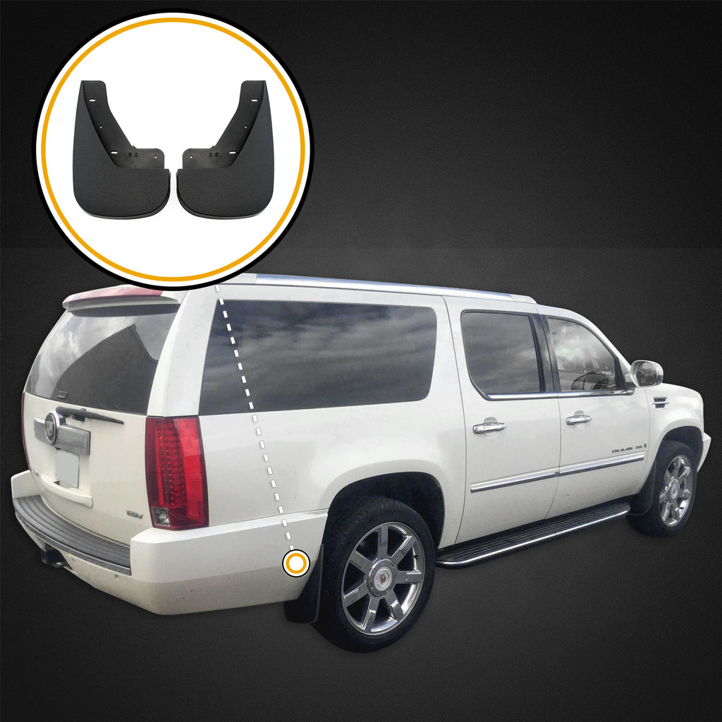 Red Hound Auto Custom Mud Flaps Compatible with Chevy Cadillac