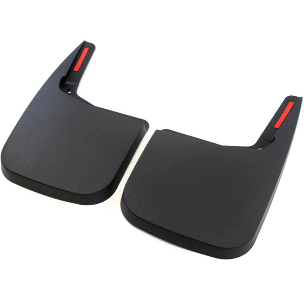 2015-2020 Ford F-150 Mud Flaps Guards Splash Rear Molded 2pc Pair (Without Fender Flares)