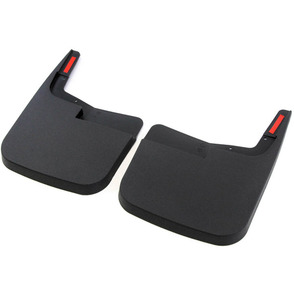 Red Hound Auto 2015-2019 Compatible with Ford F-150 Mud Flaps Guards Splash Front Molded 2pc Pair (Without Fender Flares)