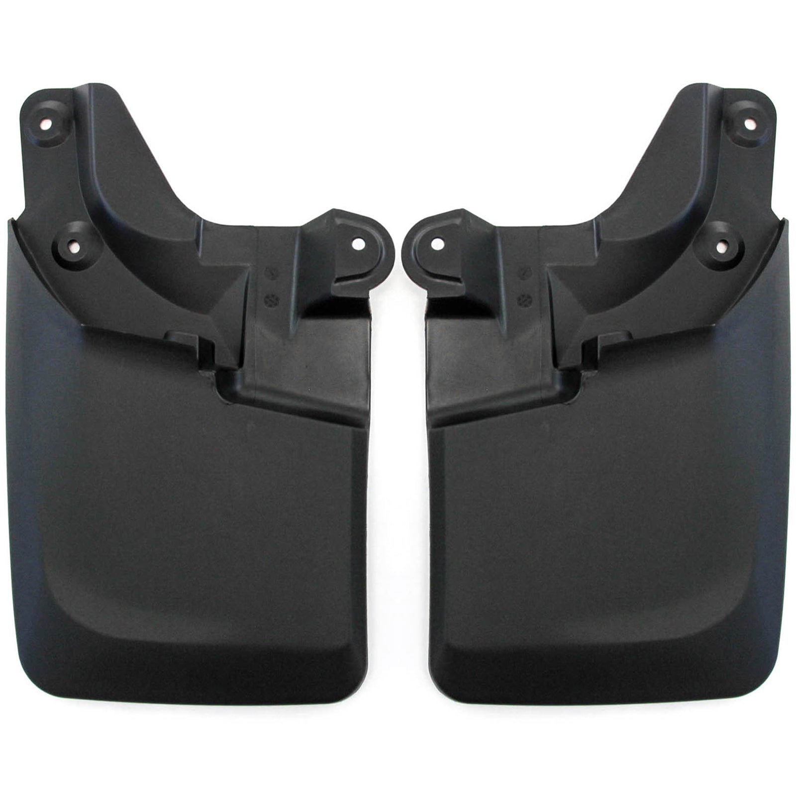 Red Hound Auto 2016-2019 Compatible with Toyota Tacoma Mud Flaps Guards Splash Front Molded 2pc (with OEM Fender Flares Only)