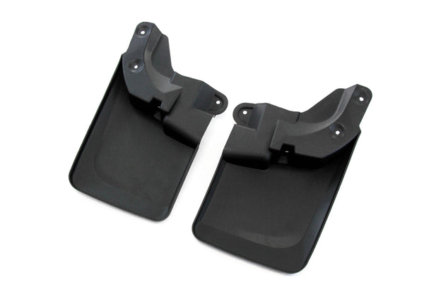 Red Hound Auto 2016-2019 Compatible with Toyota Tacoma Mud Flaps Guards Splash Front Molded 2pc (with OEM Fender Flares Only)