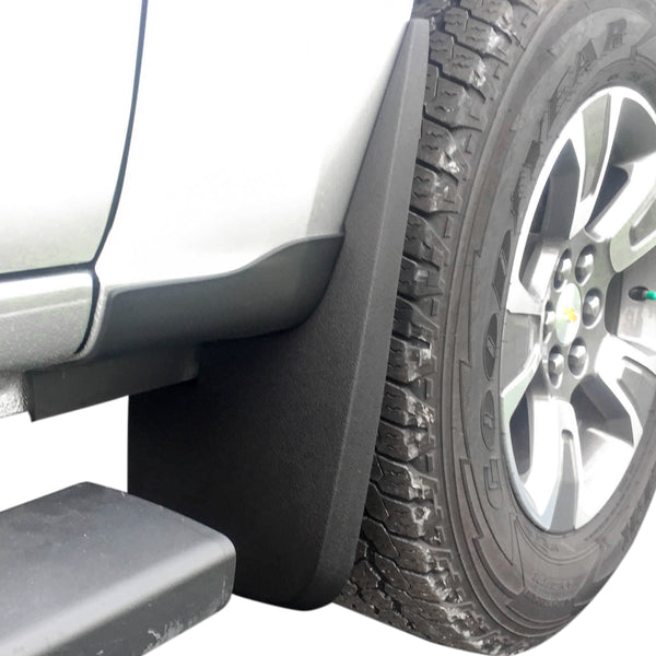 Red Hound Auto Front Molded Mud Flaps Compatible with Chevy Colorado GMC Canyon (Without Flares)