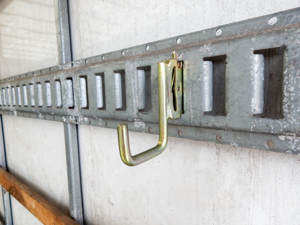 Red Hound Auto 20 Square J Hooks for E Track System Trailer Flatbed Jacket Rack