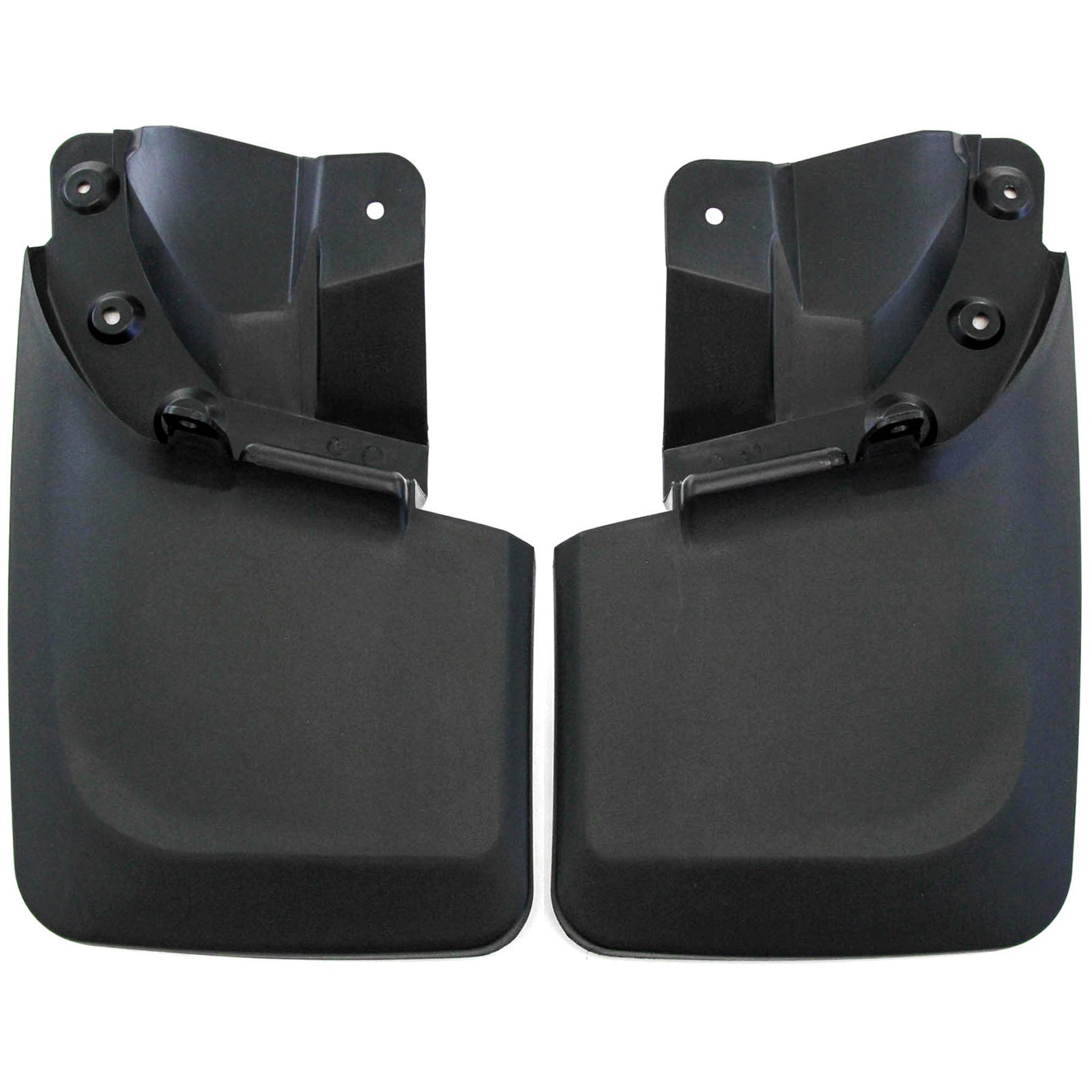 2016-2019 Compatible with Toyota Tacoma Mud Flaps Guards Splash Guard Rear Molded 2pc (with OEM Fender Flares Only)