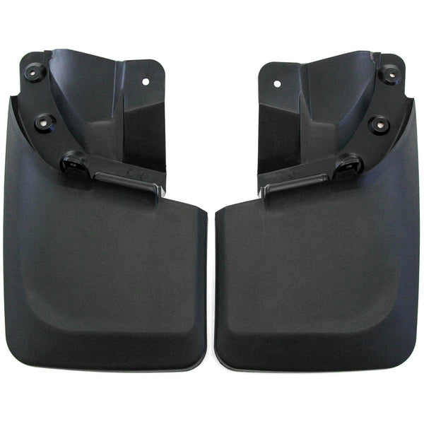 2016-2019 Compatible with Toyota Tacoma Mud Flaps Guards Splash Guard Rear Molded 2pc (with OEM Fender Flares Only)