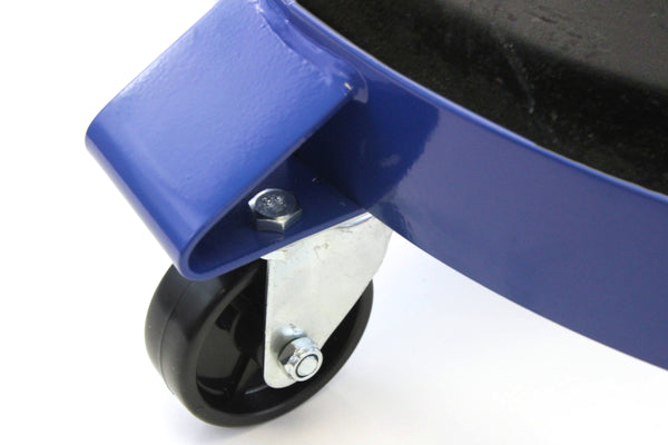 2) Heavy Duty - Swivel Caster Wheel - Drum Dolly 1000 Pound Capacity - 30 Gallon Steel Frame Non Tipping