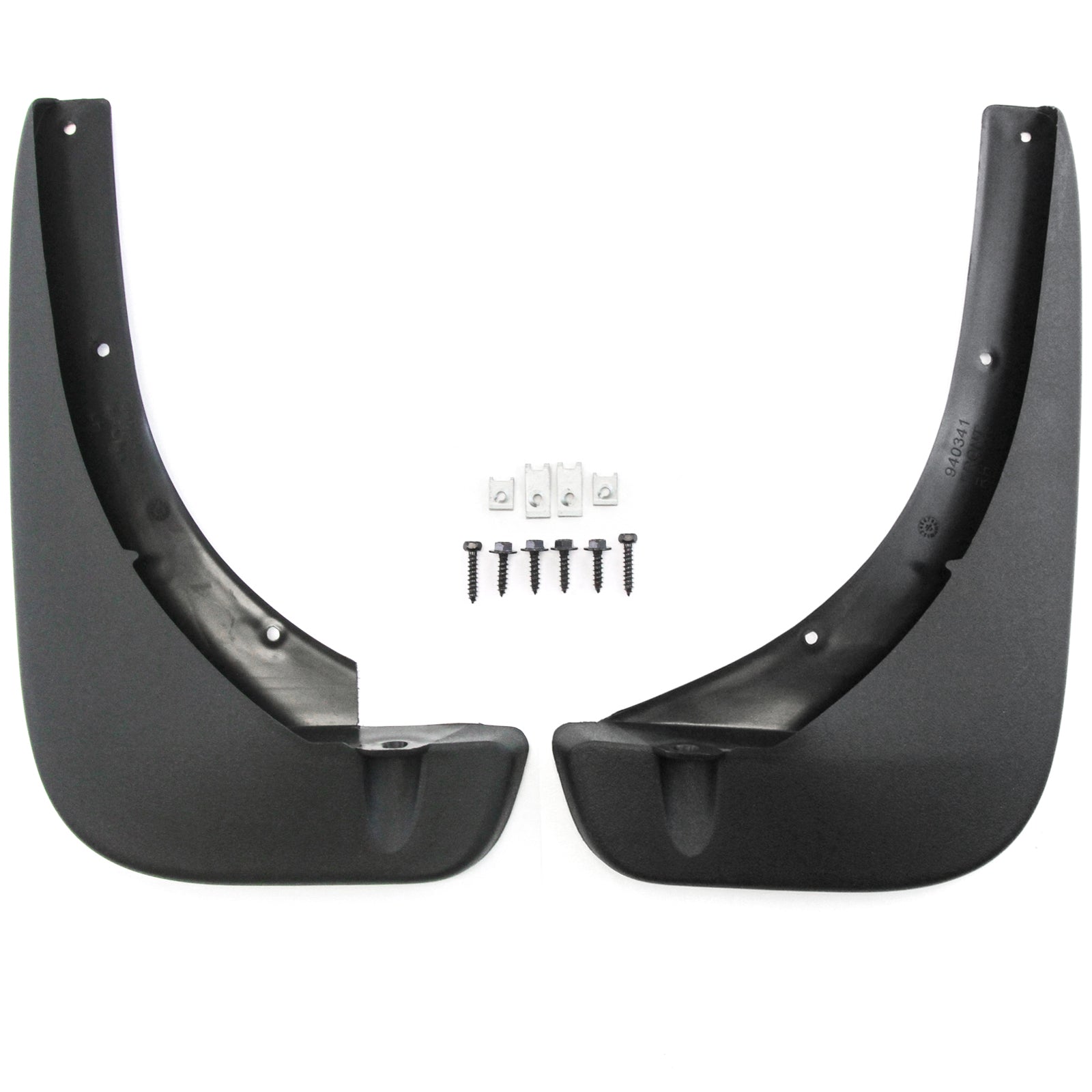 Red Hound Auto Heavy Duty Molded Mud Flaps Compatible with 2015-2019 Jeep Renegade Splash Guards Front 2pc Set (Will not fit Trailhawk)