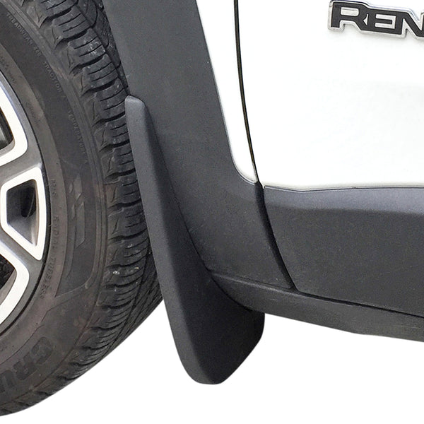Red Hound Auto Heavy Duty Molded Mud Flaps Compatible with 2015-2019 Jeep Renegade Splash Guards Front 2pc Set (Will not fit Trailhawk)