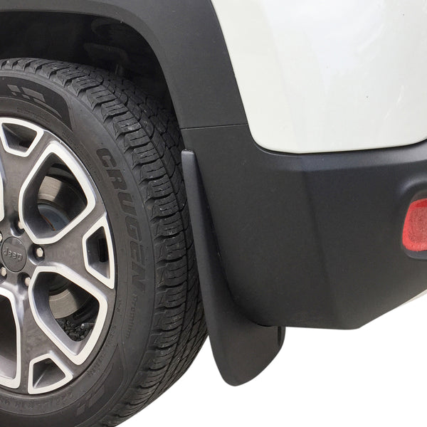 Red Hound Auto 2015-2018 Compatible with Jeep Renegade Mud Flaps Mud Guards Splash Protectors Rear 2pc Set