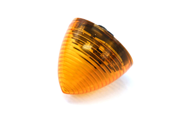 1 Amber LED 2 Inches Marker Beehive Cone Light Trailer Auto Bright Lighting