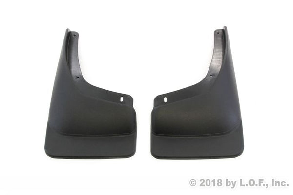 Red Hound Auto Compatible with Chevrolet GMC Silverado Sierra 1500 2500 3500 (1999-2006) Mud Flaps Splash Guards Front Molded 2pc Pair (for Vehicles Without Fender Flares)