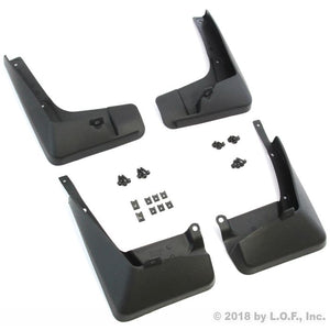 Red Hound Auto Mud Flaps Compatible with Toyota Corolla 2014-2018 Splash Guards Front and Rear Molded 4pc Full Set